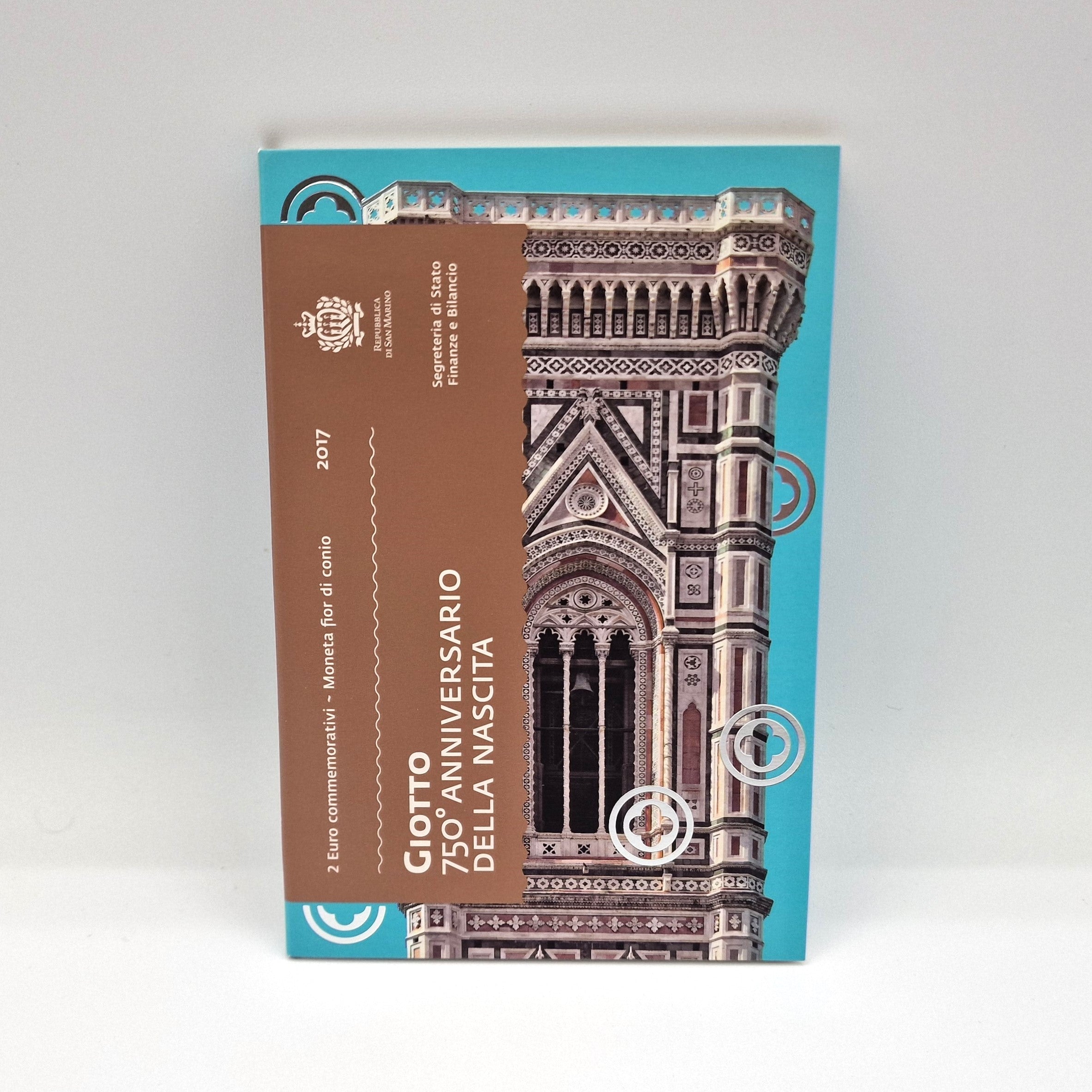 2017 "Giotto" - 2€ San Marino Coincard